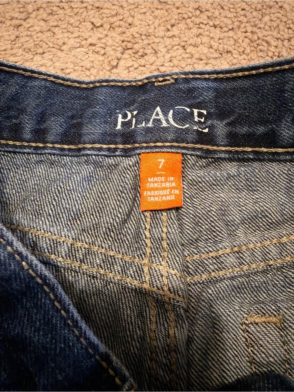 The Children's Place Dark Blue Denim Shorts